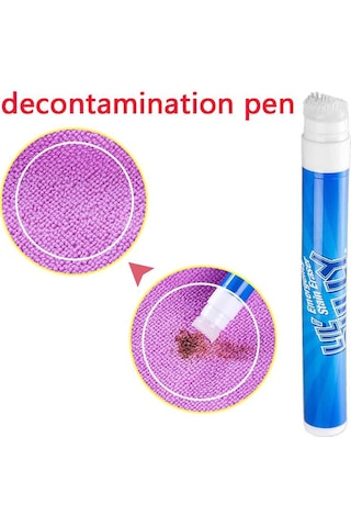 Konesam 3'lü Taşınabilir Giyim Lekesi Temizleme Kalemi Seti - Yeni Lekeler İçin Hızlı Çözüm Beyaz