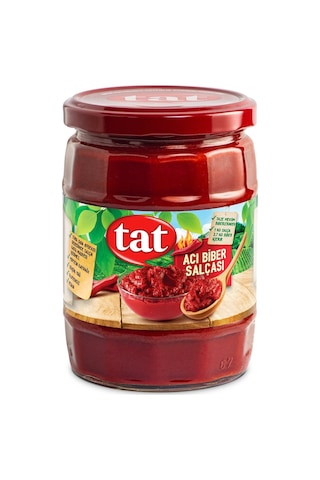 Tat Acı Biber Salçası 550 Gr Cam X 2 Adet