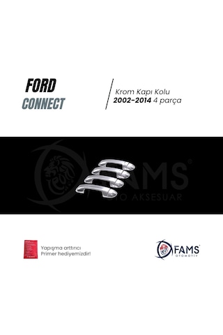 Ford Connect Krom Kapı Kolu 4 Kapı 2002-2014 P. Çelik Uyumlu