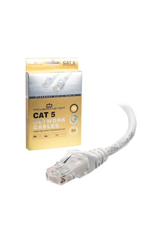 Cat5 2 Metre Hazır İnternet Network Ethernet Kablosu