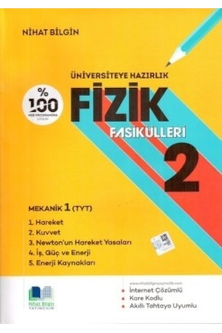 Üniversiteye Hazırlık Fizik Fasikülleri - 2 - Nihat Bilgin Yayıncılık