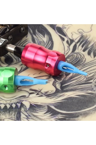 Shineyee Atomus 100 Parça Paslanmaz Çelik Dövme İğneleri Seti, 1rl 3rl 5rl 7rl 9rl Karışık Modeller, Profesyonel Kullanım