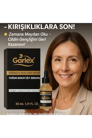 Garlex Yoğun Bakım Cilt Bakım Seti 5'li