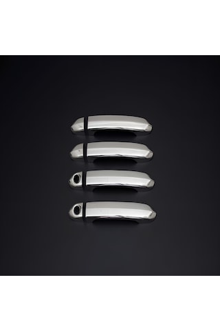 Volkswagen Crafter Uyumlu 2017 Ve Üzeri Krom Kapı Kolu 4 Kapı Çift Delikli Paslanmaz Çelik