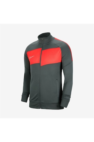 Nike M Nk Df Acdpr Jkt K Erkek Sweatshirt Gri-kırmızı Gri - Kırmızı