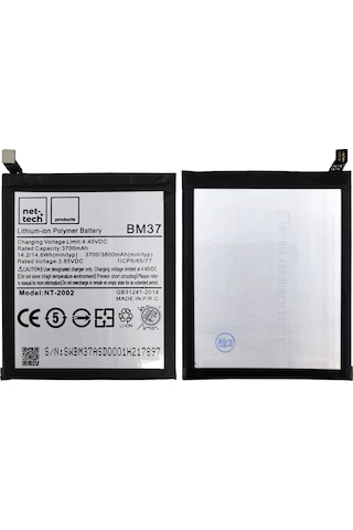 Teknonet Xiaomi Mi 5s Plus Uyumlu Nettech Bm37 3750 Mah Batarya
