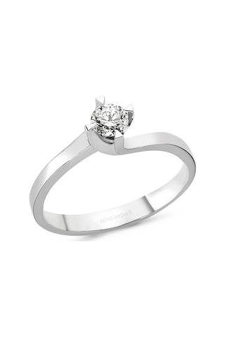 Tektaş Pırlanta Yüzük 0,33 Ct Yzas8165 Altınsepeti