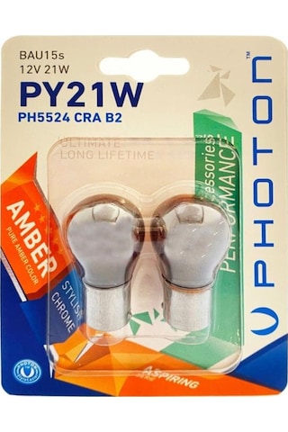 P21w Chrome Diadem 12v 93 Turuncu Amber