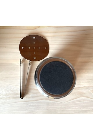 Çelik Buz Kovası Beril Ateş Buz Kovası Kapaksız Model