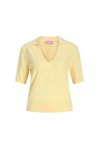 Jack & Jones Kadin Polo Yaka Kisa Kollu Triko - Ayla - 12265908 Sunlight
