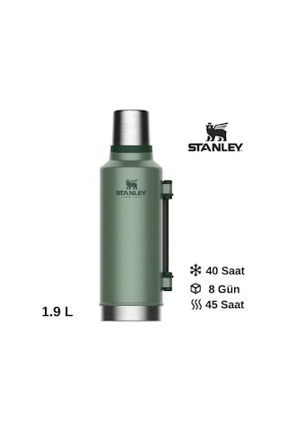 Stanley Legendary Klasik Vakumlu Paslanmaz Çelik Termos 1.9 Lt Yeşil