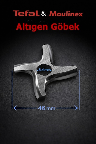 Tefal Moulinex Uyumlu Kıyma Makinesi Bıçağı