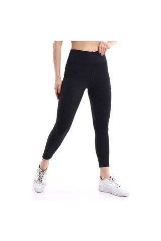 Winmoda34 Kadın Yüksek Bel Korseli Geniş Kemer Yumoş Tayt Siyah