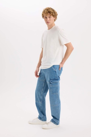 DeFacto %100 Pamuk Relax Fit Rahat Kalıp Geniş Paça Jean Pantolon E3334AX25SPNM28