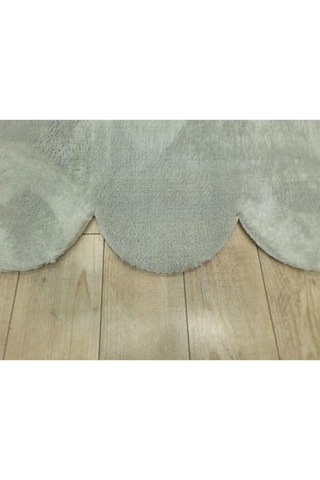 Rachel Carpet 3'lü Set Kaymaz Taban Banyo Paspası Halısı 50x50 Yuvarlak Papatya -50x60 Lazer -60x100 Lazer , Açı Çok Renkli