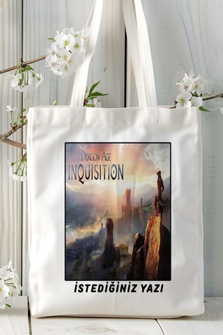 Art Hediye The Art Of Dragon Age Inquisition Oyun Baskılı Omuz Çanta Kişiye Özel Model 1 Çok Renkli