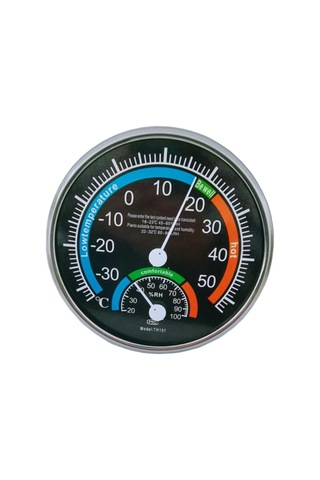 Dinosaurs Bahçe Ofisi Ev Termometresi Higrometre Ekipmanları Siyah