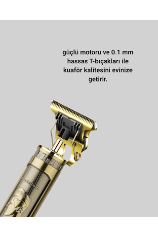 Lcd Ekranlı Şarjlı Tıraş Makinesi Erkek Saç Sakal Kesme