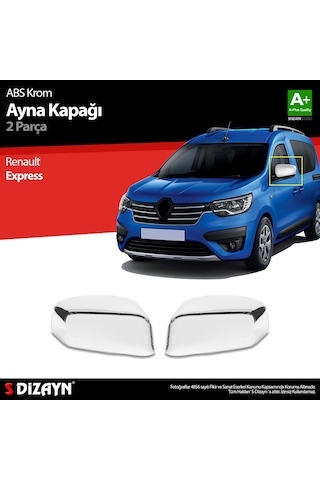 S-dizayn Renault Express Abs Krom Ayna Kapağı 2 Prç 2021 Üzeri
