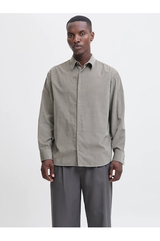 Jprccascot Corduroy Kadife L/s Shırt 12282351 Gri