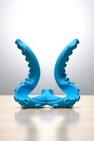Ps4/ps5 Uyumlu 2'li Konsol Standı Kol Tutucu Stand Joystick Standı 3d Baskı Ahtapot Şeklinde Mavi