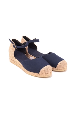 Star Tombis Gerçek Elişi Hasır Jüt Bantlı Günlük Kız Çocuk Espadril Handmade Lacivert