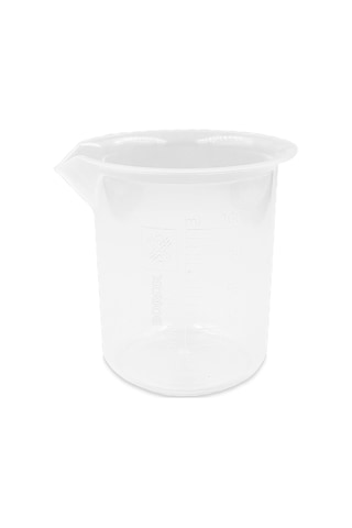 Borox Kabartma Dereceli Plastik Beher 100 ML