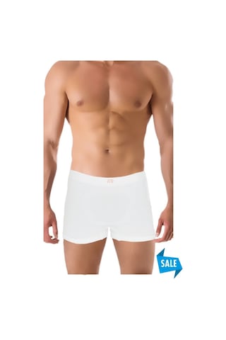 The Don Beyaz Renk Turuncu Logo Seamless Boxer