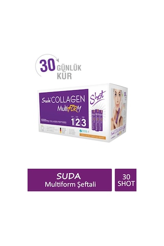 Suda Collagen Multiform Şeftali 30 Shot Suda Collagen Multiform Şeftali 30 Shot