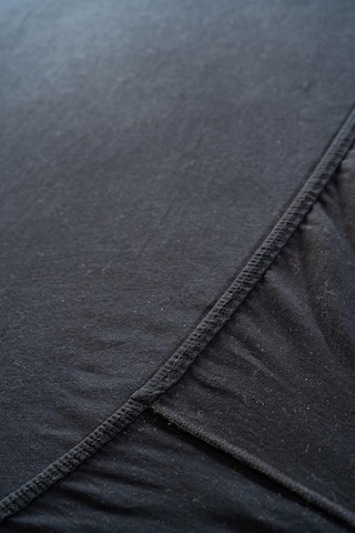 Soley Jersey Premium %100 Pamuk Çift Kişilik Lastikli Çarşaf Siyah