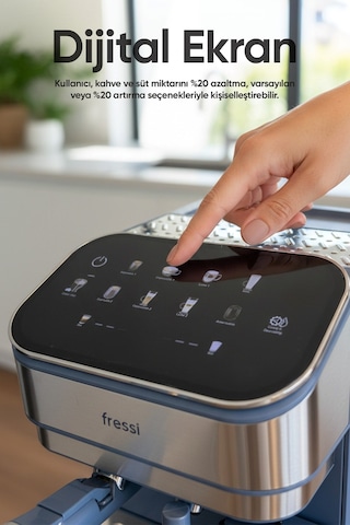Fressi EM-02 Urban 1350 W Espresso Latte Cappuccino Kahve Makinesi