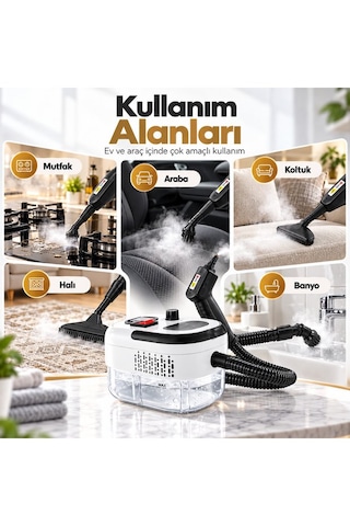 Hiltech 2500W Taşınabilir Buharlı Temizleyici