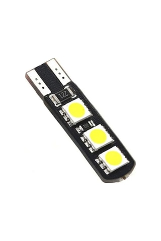 T10 Canbus Smd 5050 6 Ledli Evrensel Beyaz Led Tekli