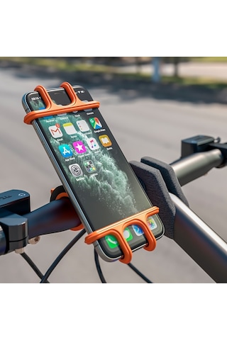 Bisiklet Scooter Gidona Uyumlu Telefon Tutucu