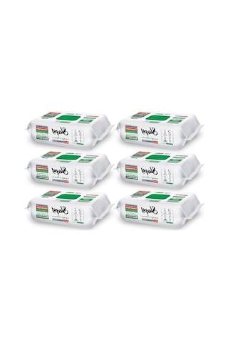 Sleepy Easy Clean Premium Beyaz Sabun Katkılı Yüzey Temizlik Havlusu Mendili 6x100 600 Yaprak Açık Bej