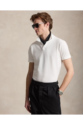 Polo Ralph Lauren Johnny Yaka T-shirt Beyaz