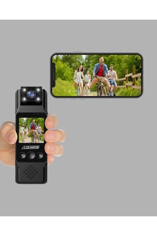 Tnabilir - 576 - Full Hd Mini Kamera - Glblseme - Tft Ekranlı