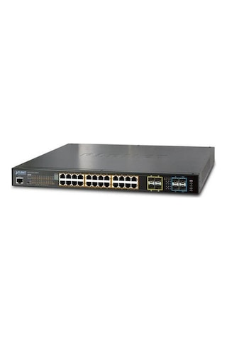 Planet Pl-sgs-5220-24p2x 24 Port Gigabit Poe+ 4 Port Sfp+ 4 Port Sfp L2+ Yönetilebilir Poe Switch