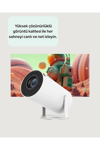 Ultra Pro Full Hd Ve 4k Destekli 130 İnç Projeksiyon Cihazı 25503317
