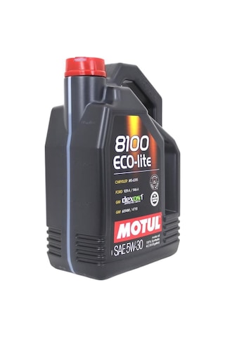 Motul 8100 Eco-Lite 5W-30 Dexos1 Tam Sentetik Motor Yağı 4 L
