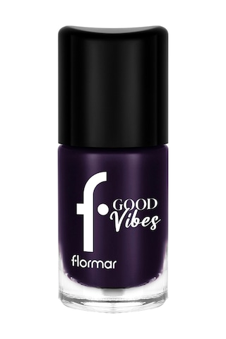 Flormar Good Vibes Yüksek Pigmentli & Parlak Bitişli Nefes Alabilen Oje 005 Purple Lettuce