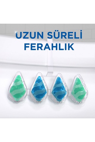 Mr. Muscle Active Clean Klozet Blok Marine 2 x 38.6 G