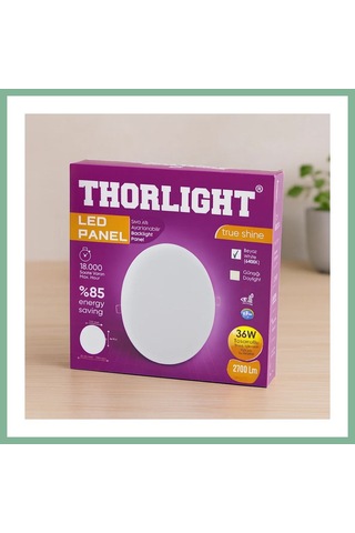 Bşkvirgo 36w 22cm Beyaz Led Panel 6400k 2700lm Sıva Altı Ayarlı Bsk2026