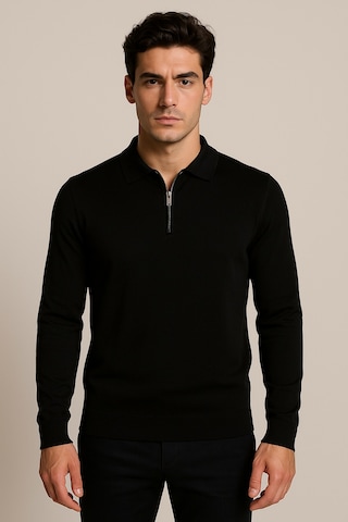 Ncs Jeans Erkek Triko Polo Yaka Siyah 3773 Siyah
