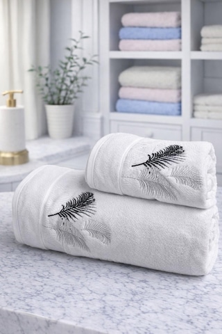 Özdilek Golden Palm Best Set Hamam Takımı Antrasit-a.gri Çok Renkli