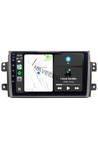 Suzukı Sx4 9" Uyumlu Androıd Multimedya Gerçek 2/32 Kablosuz Carplay Geri Görüş Kameralı 9"