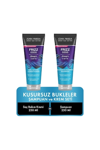 John Frieda Kusursuz Bukleler İçin Şampuan 250 ML + Saç Bakım Kremi 250 ML
