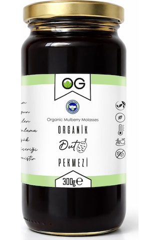 OG natural Organik Dut Pekmezi 6 Ay 300 G OG natural Organik Dut Pekmezi 6 Ay 300 G