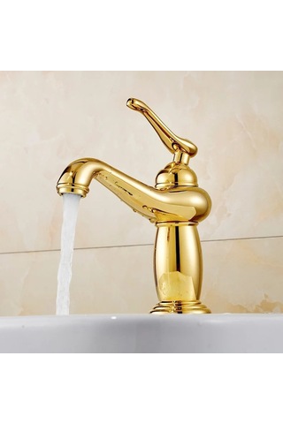 Cbtx Sıcak Ve Soğuk Karışık Su Havzası Taklit Su Musluğu, Stil: Kısa Model Çok Renkli