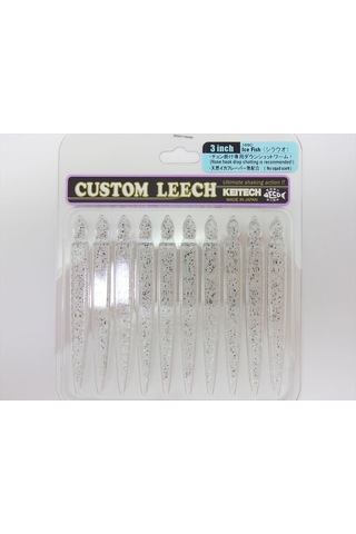 Keitech Custom Leech 7.6cm (3") #109C Ice Fish